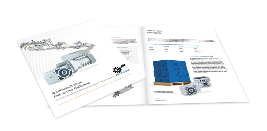 End-of-line packaging: Decentralised drive technology with controlled frequency inverters